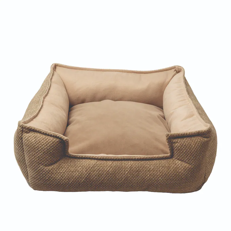 Woven Textured Beige Bed From COUNTRYSIDE Collection