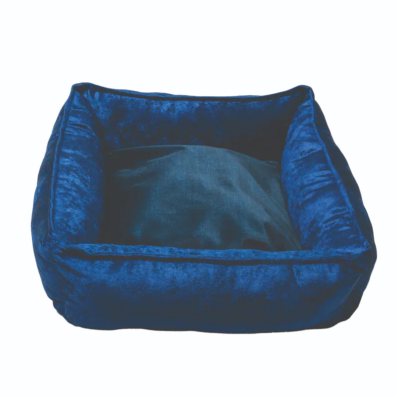 Navy Blue Crushed Velvet from VICTORIA Collection