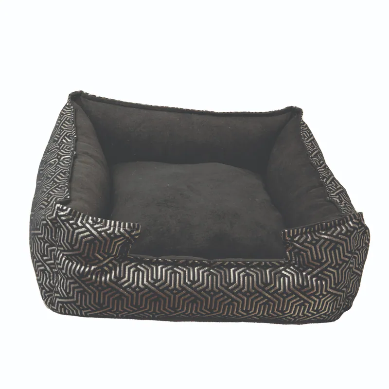 Glittery Jacquard Woven Black AZTEC from CORALINE Collection