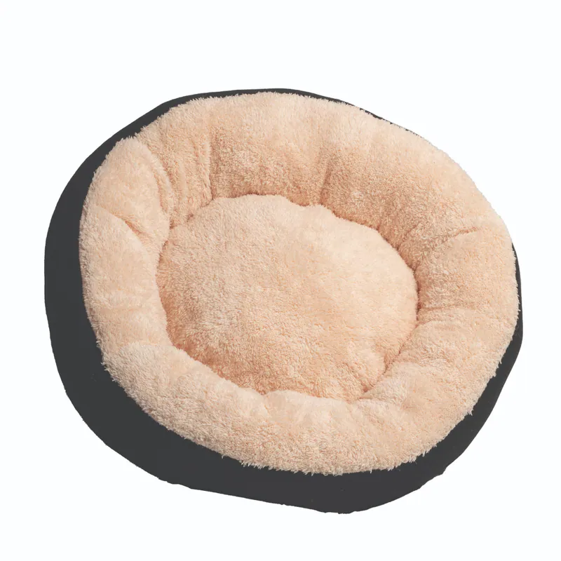 Soft Plush,Pet Calming,Anti Anxiety, Washable Warm Donut bed for Cats and small Dogs
