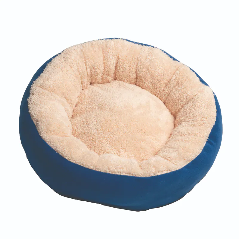 Soft Plush,Pet Calming,Anti Anxiety, Washable Warm Donut bed for Cats and small Dogs