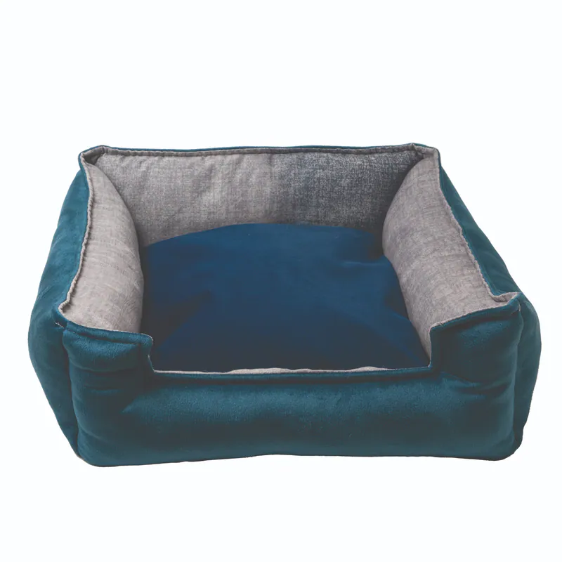 Navy Blue Grey Velvet from VICTORIA Collection