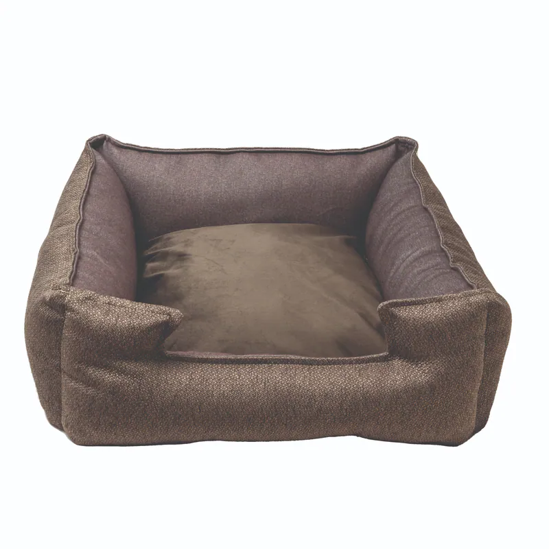 Woven textured with velvet cushion from COUNTRYSIDE Collection